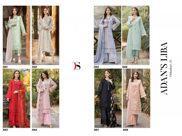 Deepsy Adans Liba Chikankari 23 New Fancy Pakistani Suit Collection